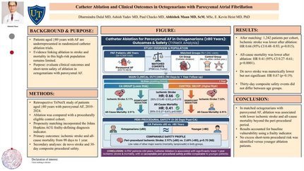 Catheter ablation and clinical outcomes in octogenarians with paroxysmal atrial fibrillation 