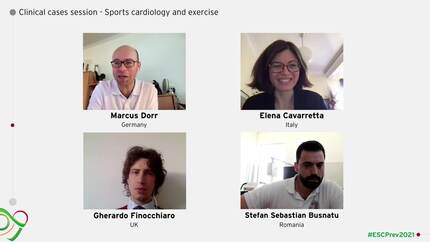 Clinical cases session - Sports cardiology and exercise