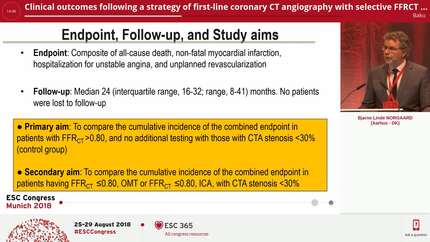 Clinical outcomes following a strategy of first-line coronary CT angiography with selective FFRCT  to guide management of patients with suspected stable coronary artery disease