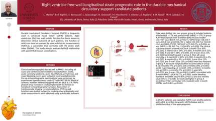 Right ventricle free-wall longitudinal strain prognostic role in the durable mechanical circulatory support candidate patients