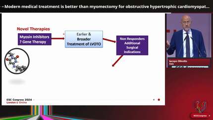 Great Debate: modern medical treatment is better than myomectomy for obstructive hypertrophic cardiomyopathy