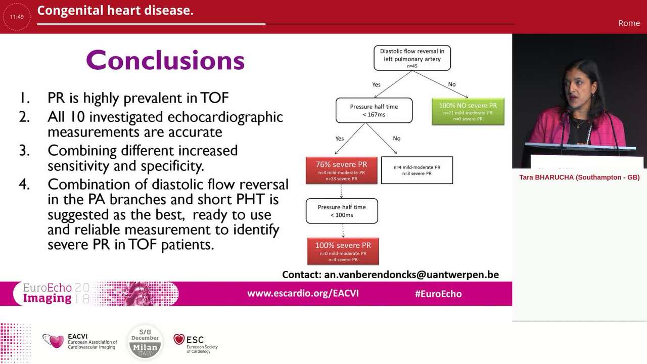 Congenital heart disease.