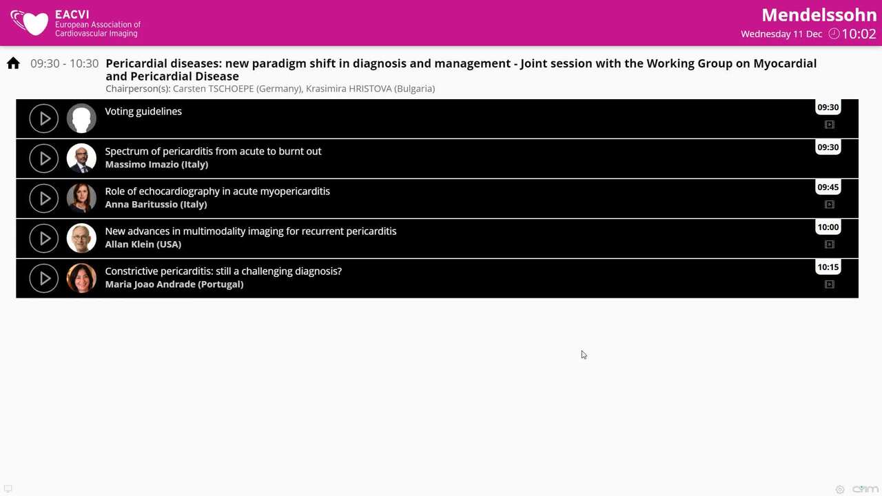 Pericardial diseases: new paradigm shift in diagnosis and management 