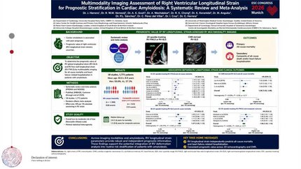 Multimodality imaging assessment of right ventricular longitudinal strain for prognostic stratification in cardiac amyloidosis: a systematic review and meta-analysis