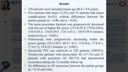 Optimal power settings have major impact on procedural efficiency in pulmonary vein isolation guided by robotic magnetic navigation