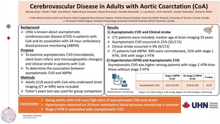Cerebrovascular disease in adults with aortic coarctation
