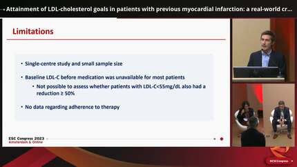 Attainment of LDL-cholesterol goals in patients with previous myocardial infarction: a real-world cross-sectional analysis