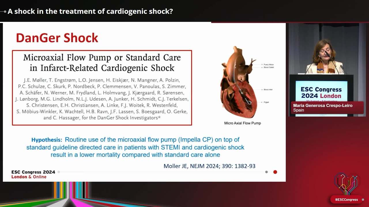 A shock in the treatment of cardiogenic shock?