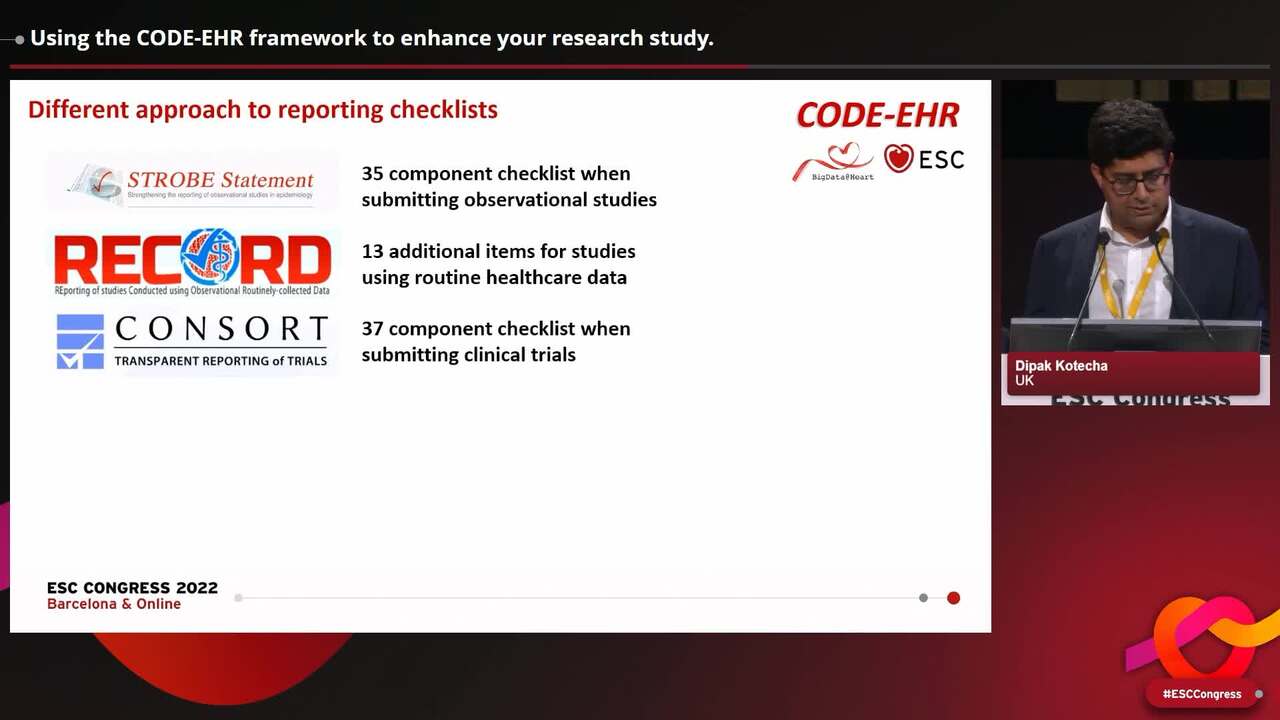 Using the CODE-EHR framework to enhance your research study.