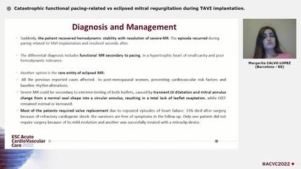 Catastrophic functional pacing-related vs eclipsed mitral regurgitation during TAVI implantation.