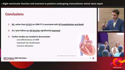 Right ventricular function and outcome in patients undergoing transcatheter mitral valve repair
