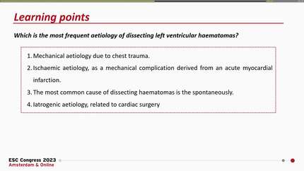 A false friend in cardiac imaging: the intramyocardial dissecting haematoma