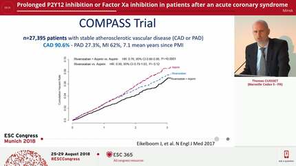 Prolonged P2Y12 inhibition or Factor Xa inhibition in patients after an acute coronary syndrome