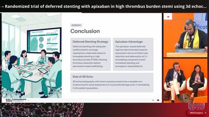 Randomized trial of deferred stenting with apixaban in high thrombus burden stemi using 3d echocardiography