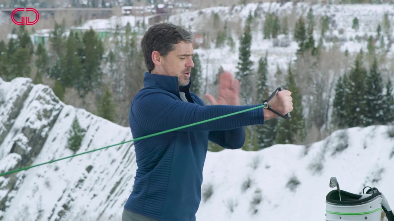 Try this whole-body exercise to free up your swing, How To