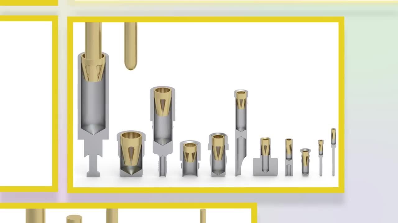 Press-fit PCB pins from Mill-Max are designed for plated-through holes