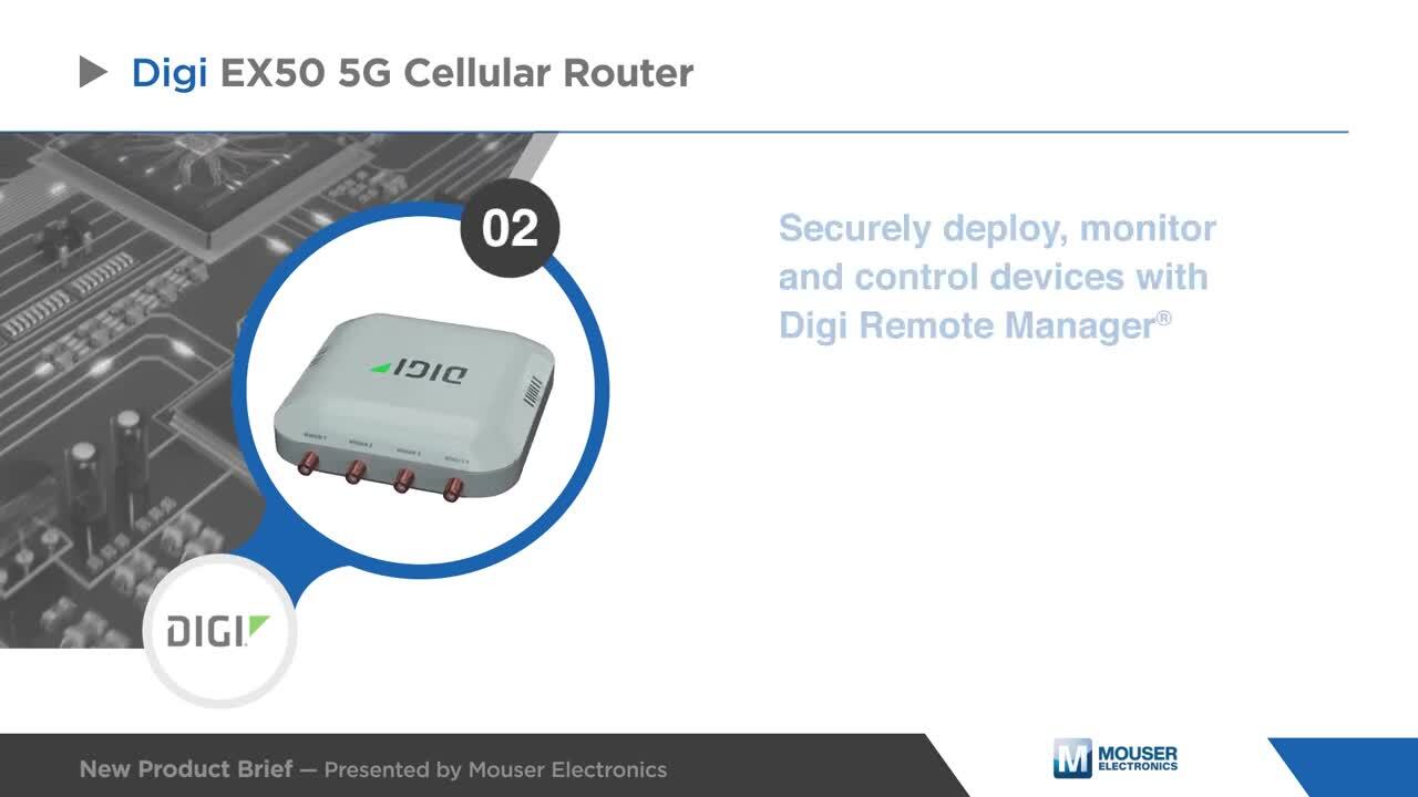 Digi EX50 Routeur cellulaire d'entreprise 5G