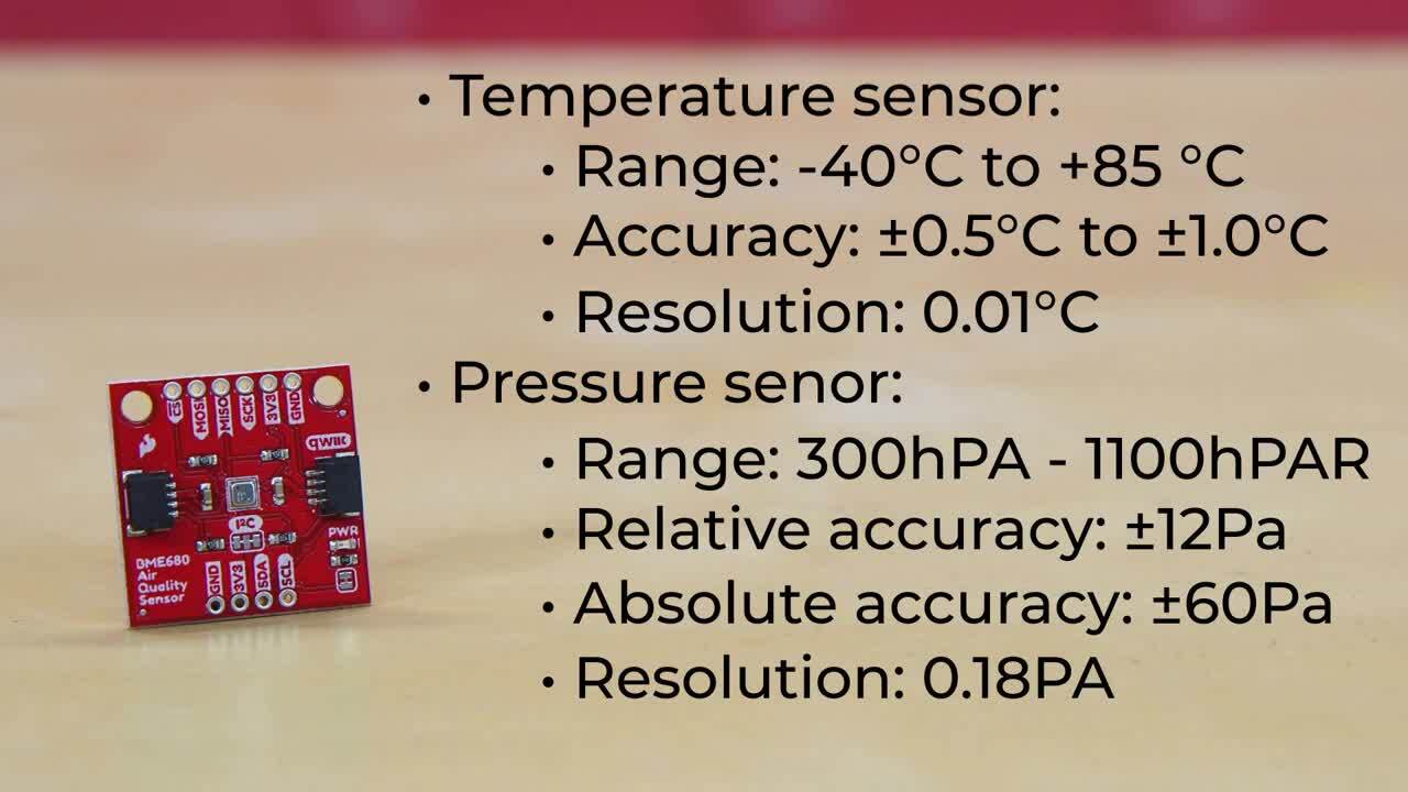 SparkFun Environmental Sensor Breakout – BME680 – Temperatur