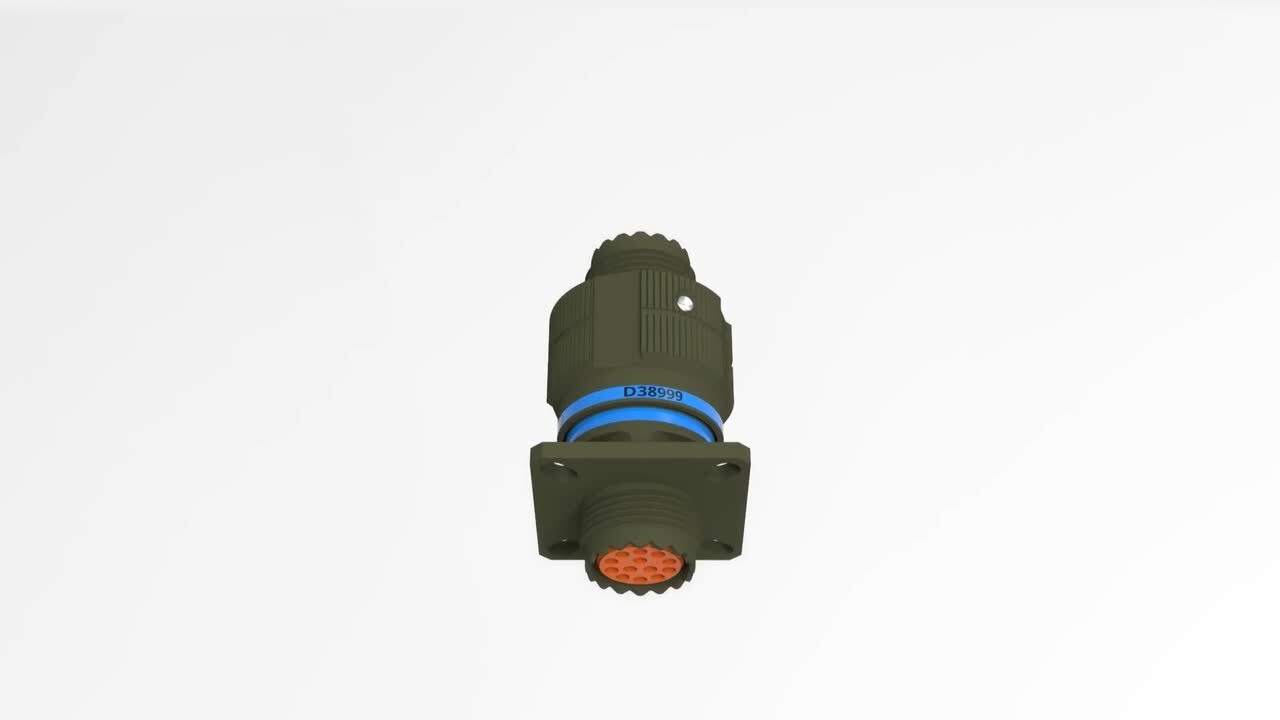 Series Five Black Zinc-Nickel Circular Connectors - Amphenol Series Five Black Zinc-Nickel Circular Connectors - Amphenol