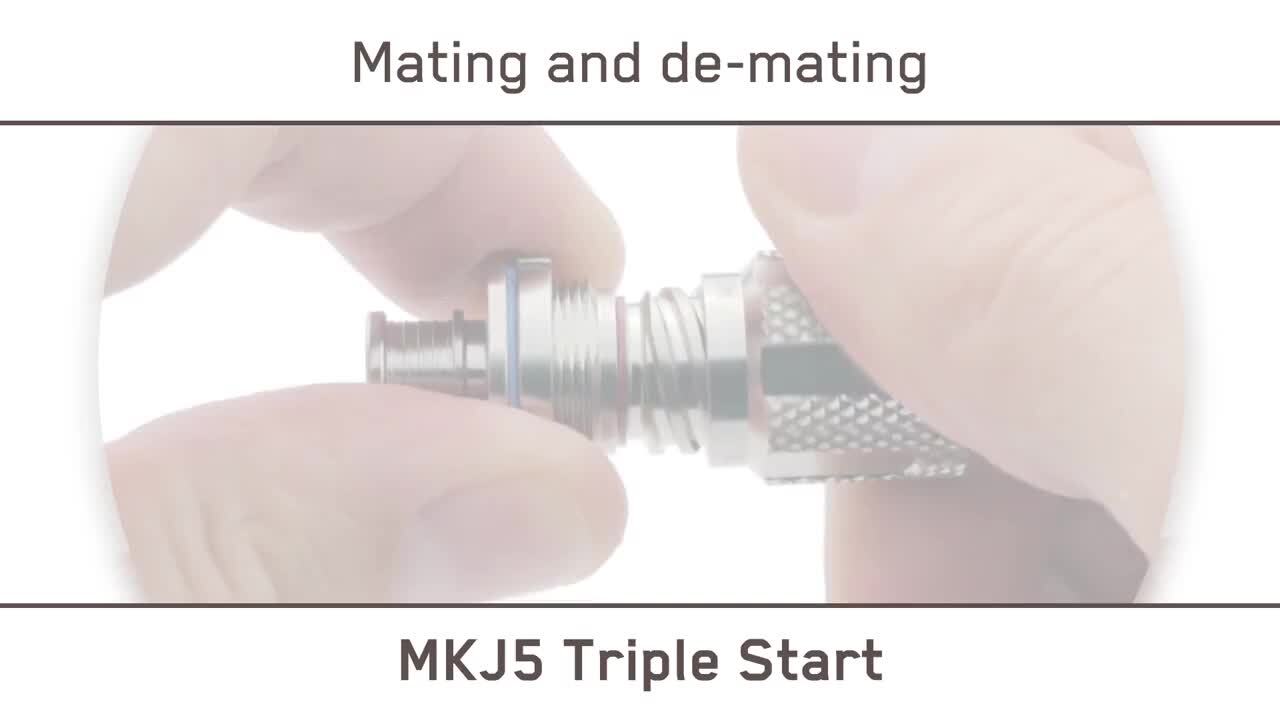 MKJ Clip Lock Miniature Circular Connectors - ITT Cannon | Mouser