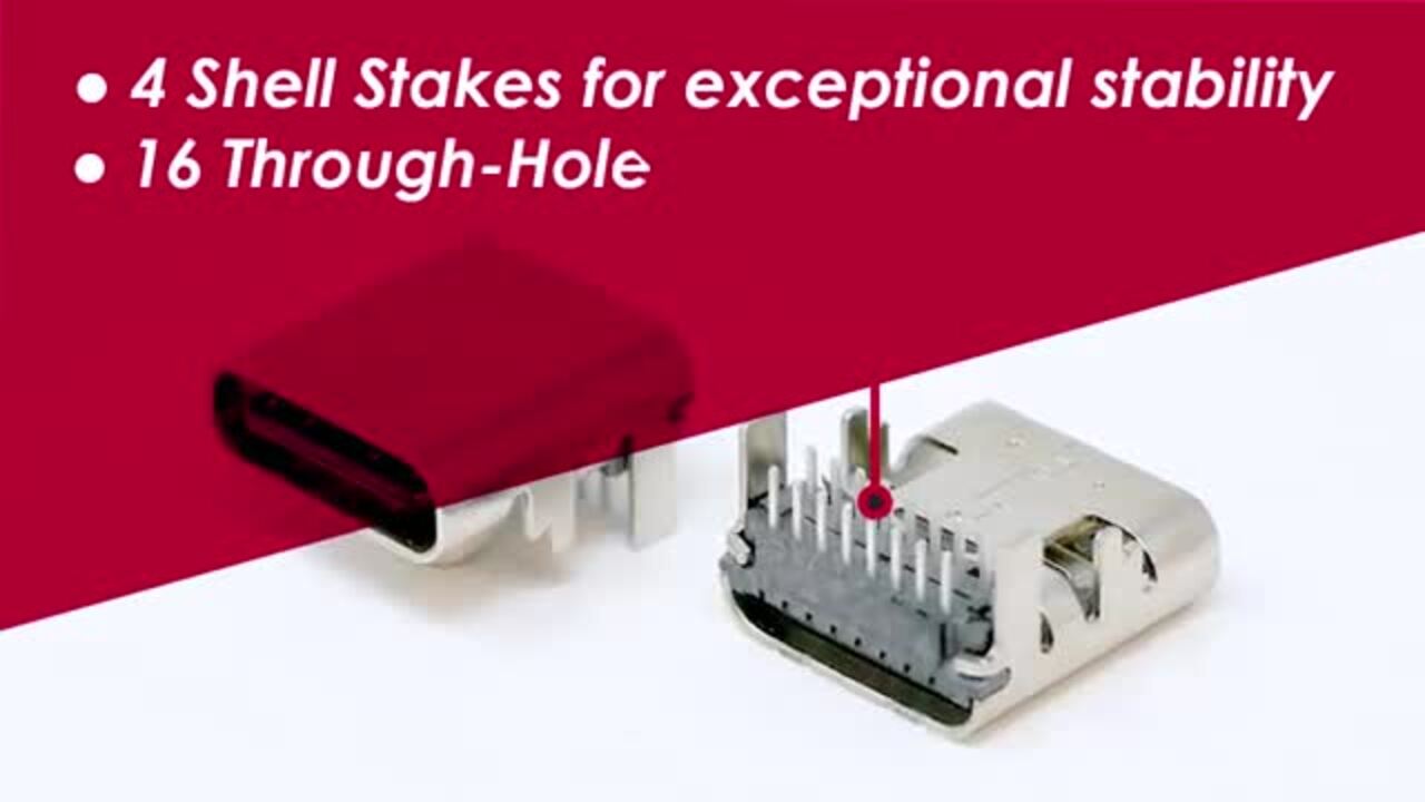 USB4085 Type C USB 2.0 Connector - GCT | Mouser