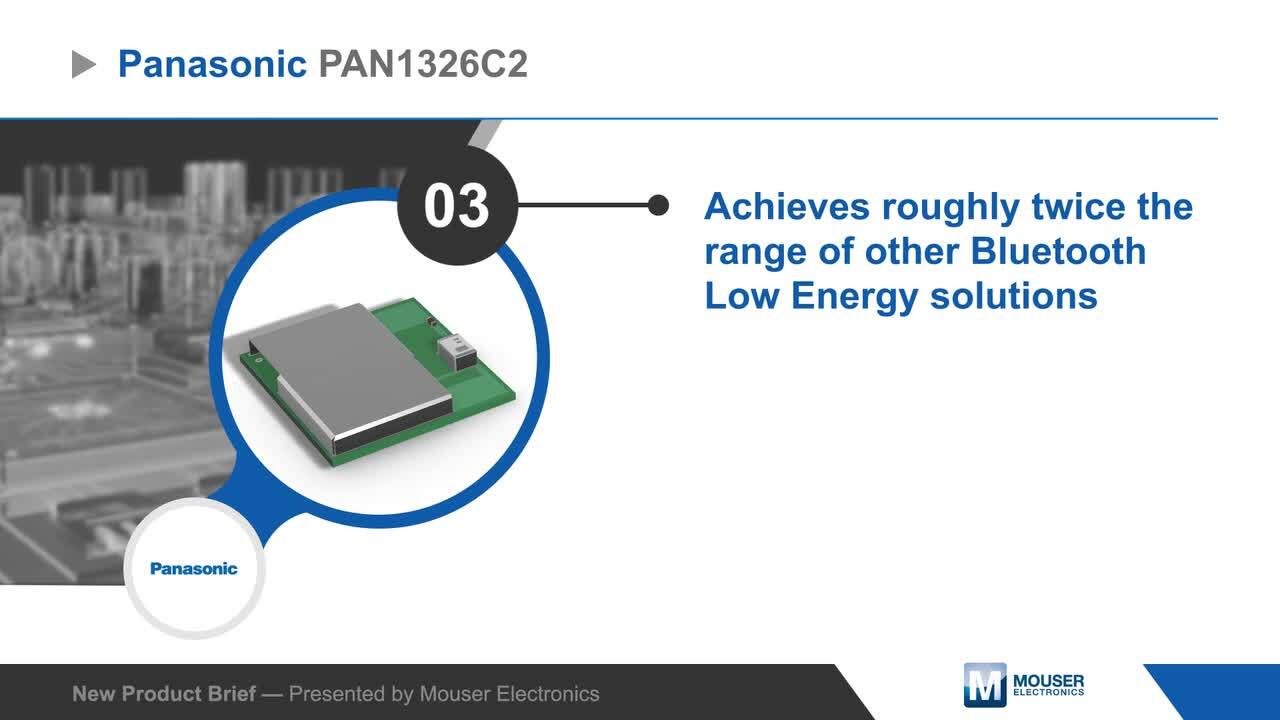 PAN1326C2 BLUETOOTH® RFモジュール評価キット - Panasonic | Mouser