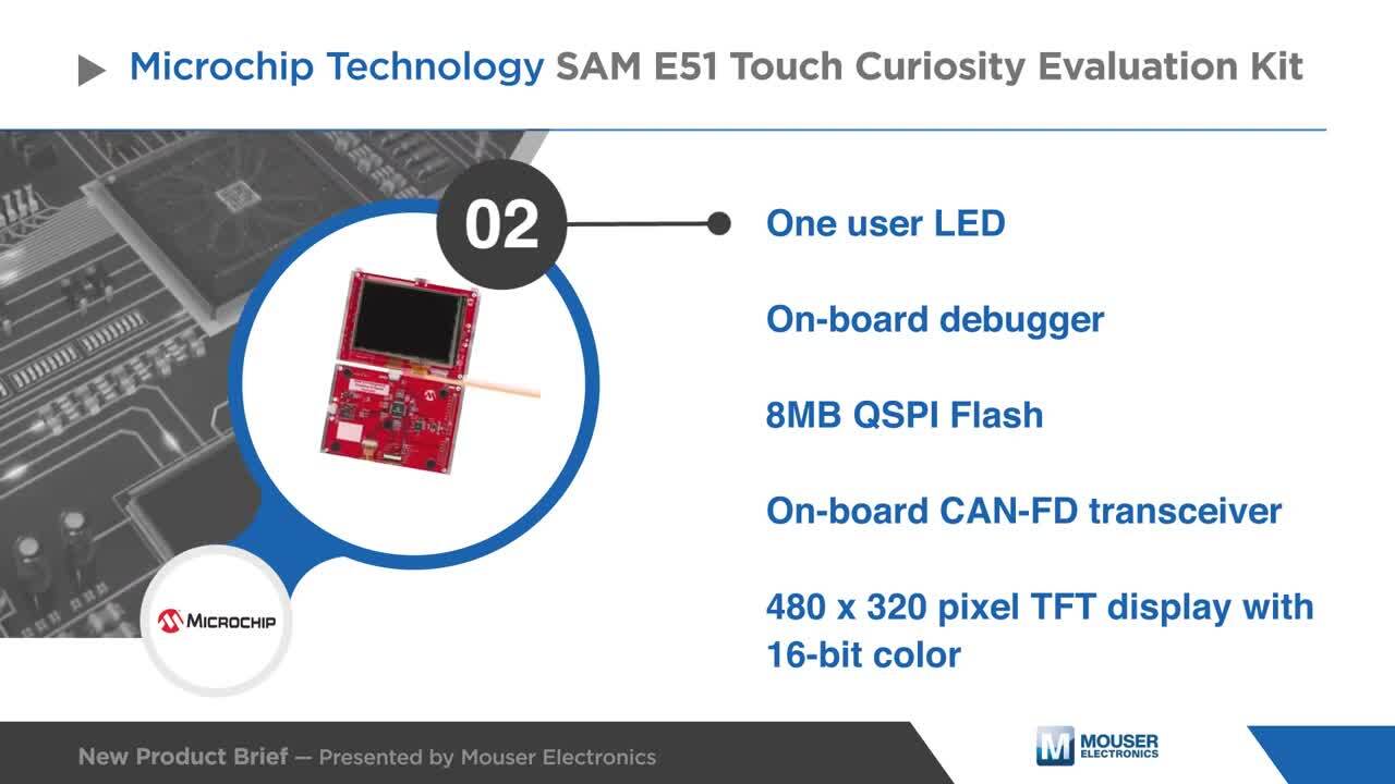 SAM E51 Integrated Graphics & Touch Curiosity Kit