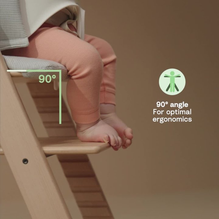 Tripp Trapp® High Chair² with Tray - Wild Wood Video 1