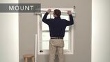learn how to install Bali vinyl blinds with an inside mount. 