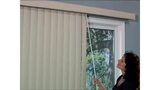 Bali Vertical Blind with One Touch Wand Control eliminates dangling cords by using a single wand which rotates vanes and opens and closes the blinds. Learn more in this short video.