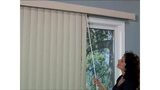 Bali Vertical Blind with One Touch Wand Control eliminates dangling cords by using a single wand which rotates vanes and opens and closes the blinds. Learn more in this short video.