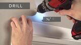 Learn how to Install Outside Mount Bali® Vertical Blinds with Chain and Cord Control in this short video.