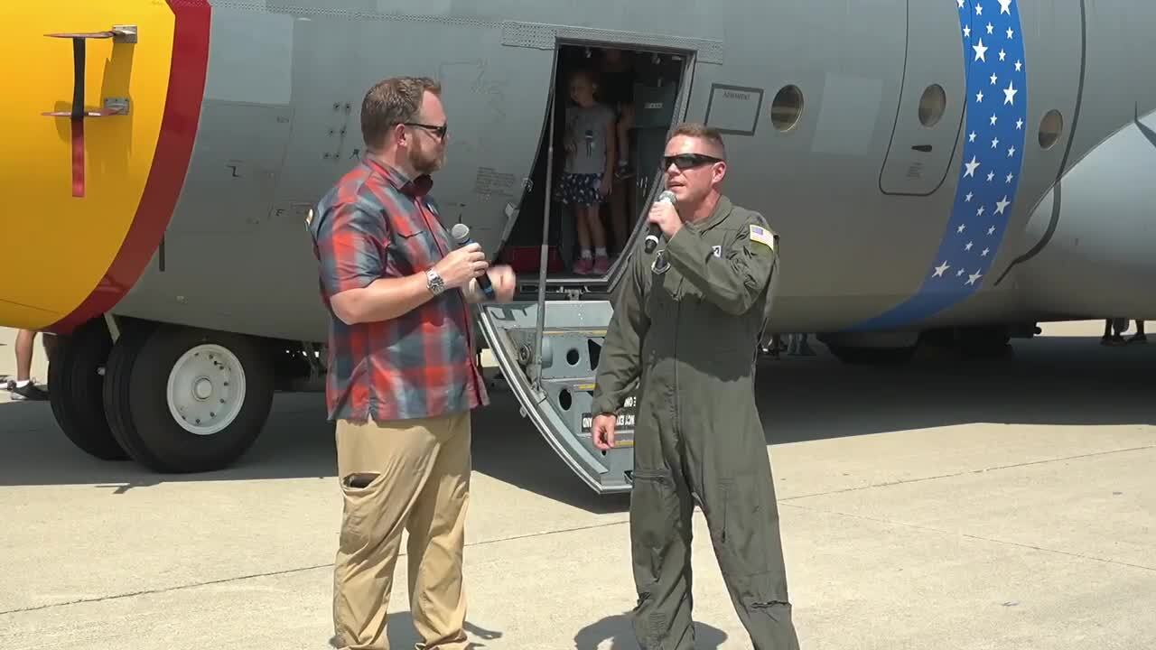 AirVenture 2025 Plane Talk With Lt. Col. Seth Connell And The 189th Airlift Ark ANG C130H Hercules