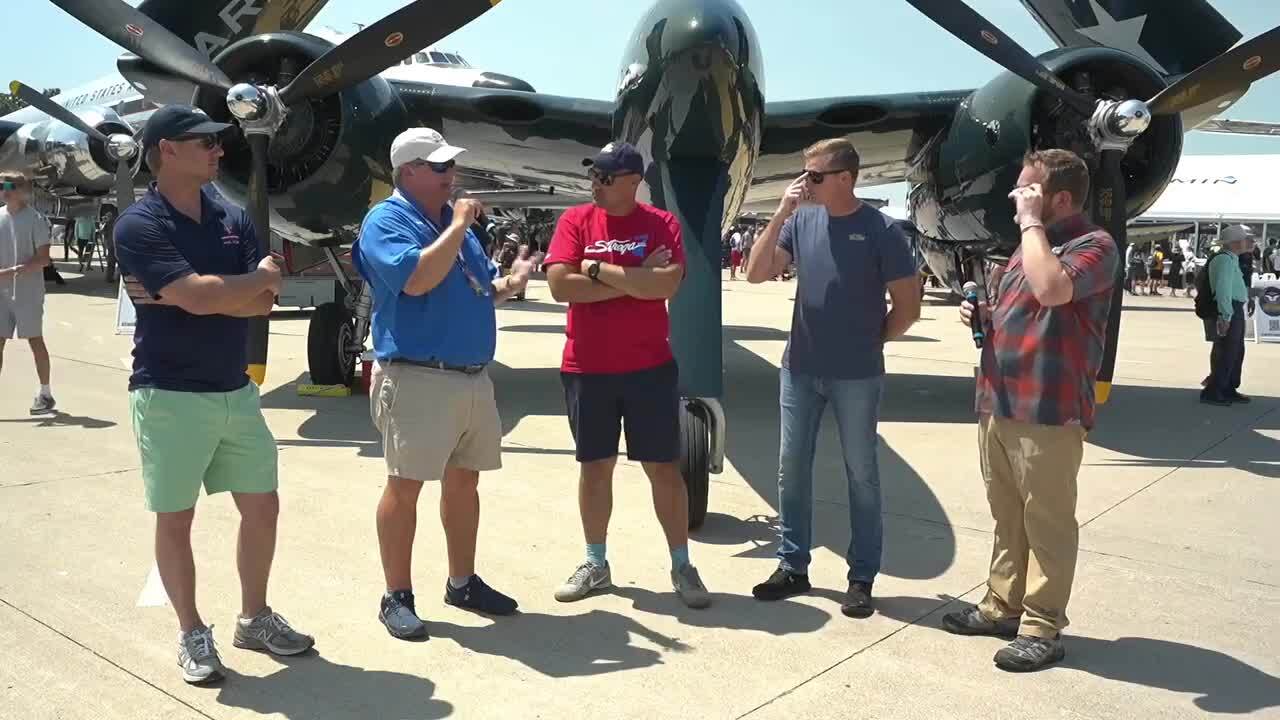 AirVenture 2025 Plane Talk With Steve Hinton Jr, Jay Consalvi, Conrad Huffstutler, Gordon Richardson And The Air Legends Foundation Flight of Cats