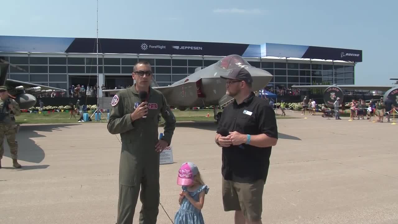 EAA AirVenture Plane Talk: G22  F-35 - Lt Col Mike "Germ" Koob