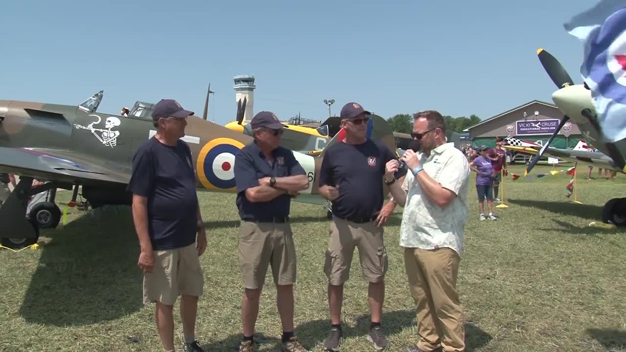 EAA AirVenture PlaneTalk: F20  Victory Flight (Hurricane, Spitfire, Mustang) with Dave Hadfield, Joe Cosmano, and Dave Hewitt