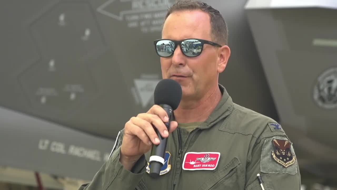 AirVenture 2025 Plane Talk With 115th - WIS ANG Col.  Bart "BVR" Van Roo and The F-35A Lightning II