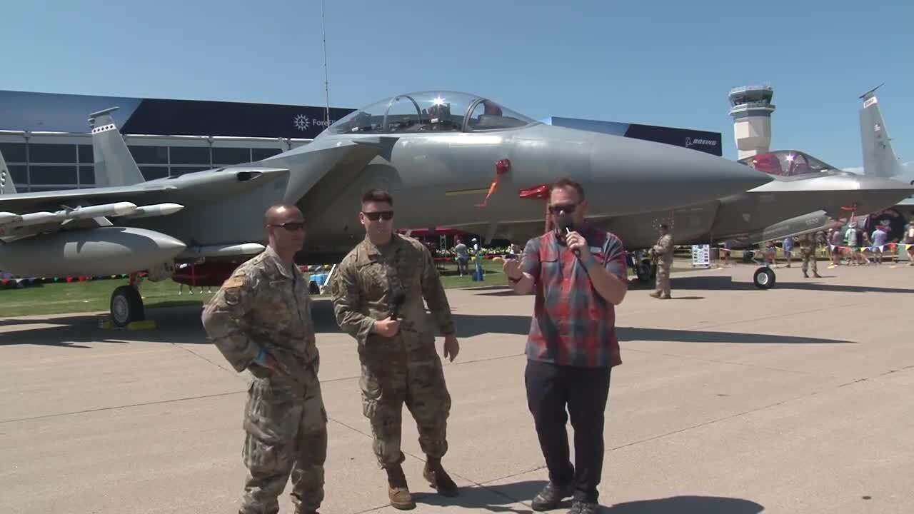 EAA AIrVenture Plane Talk:  F-15EX with Tech. Sgt. Kyle Waldron & Senior Airman Noah Couglin