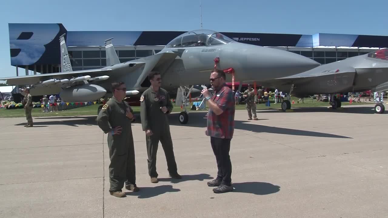 EAA AirVenture Plane Talk: F-15EX - "Riot" Dona & "Clutch" Purser 