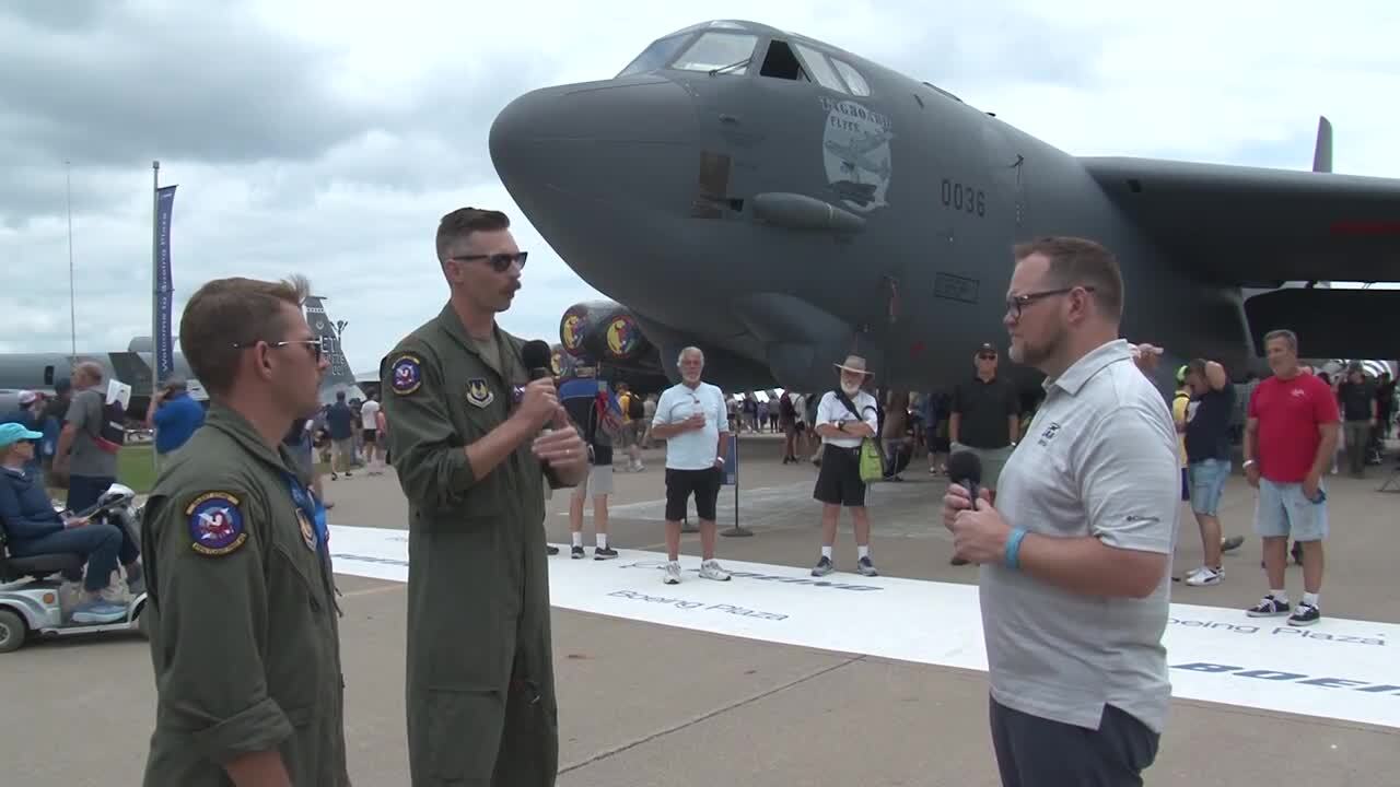 EAA AirVenture Plane Talk: B - 52 with Maj Brad Hovey and Cory Coffman