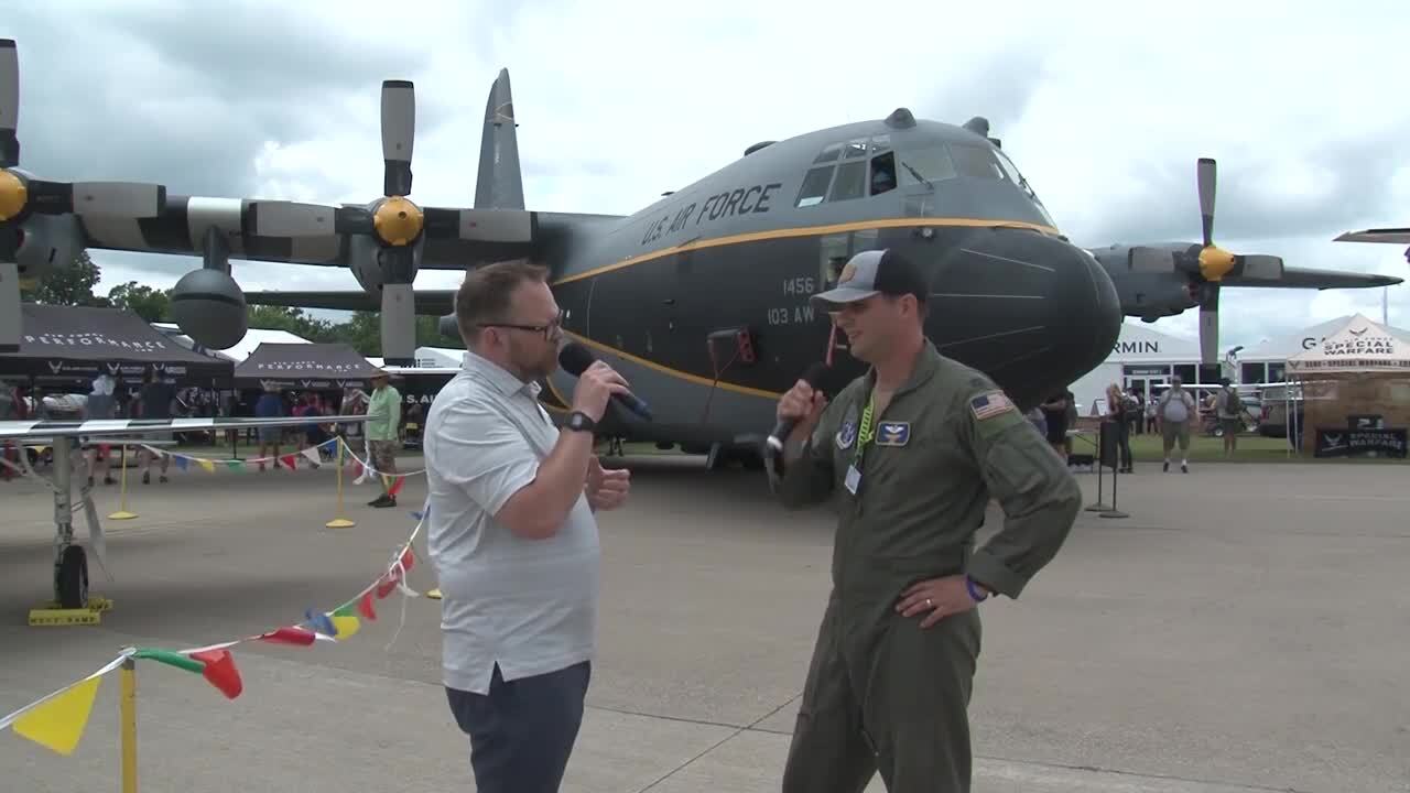 EAA AirVenture Plane Talk: C-130 with Capt Luke Deliso