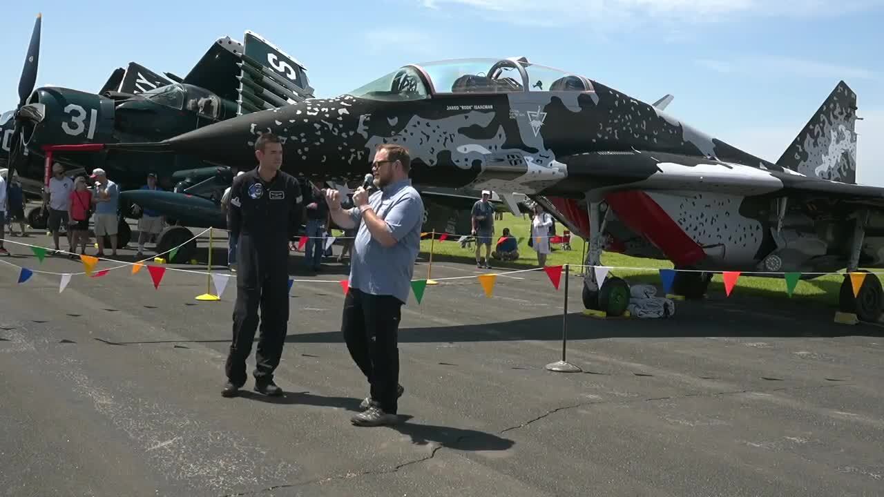 AirVenture 2025 Plane Talk With Jared Isaacman And The Polaris Program - Mig29