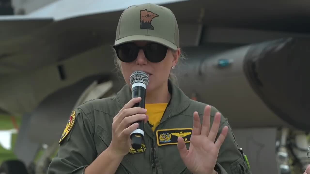 AirVenture 2025 Plane Talk With Capt. Beth ‘BATR’ Hovland And The MN ANG 148th Fighter Wing F-16 Viper