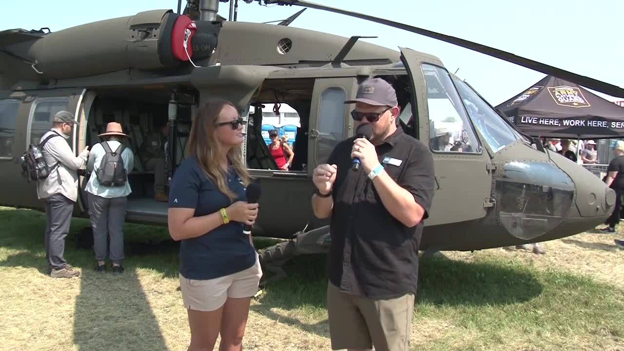 EAA AirVenture Plane Talk: UH-60 Blackhawk with CW2 Sally Thomas 