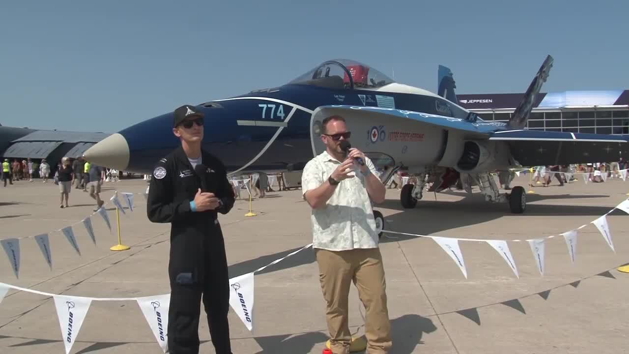 EAA AirVenture Plane Talk: CF-18 Demo with Caleb "Tango" Robert