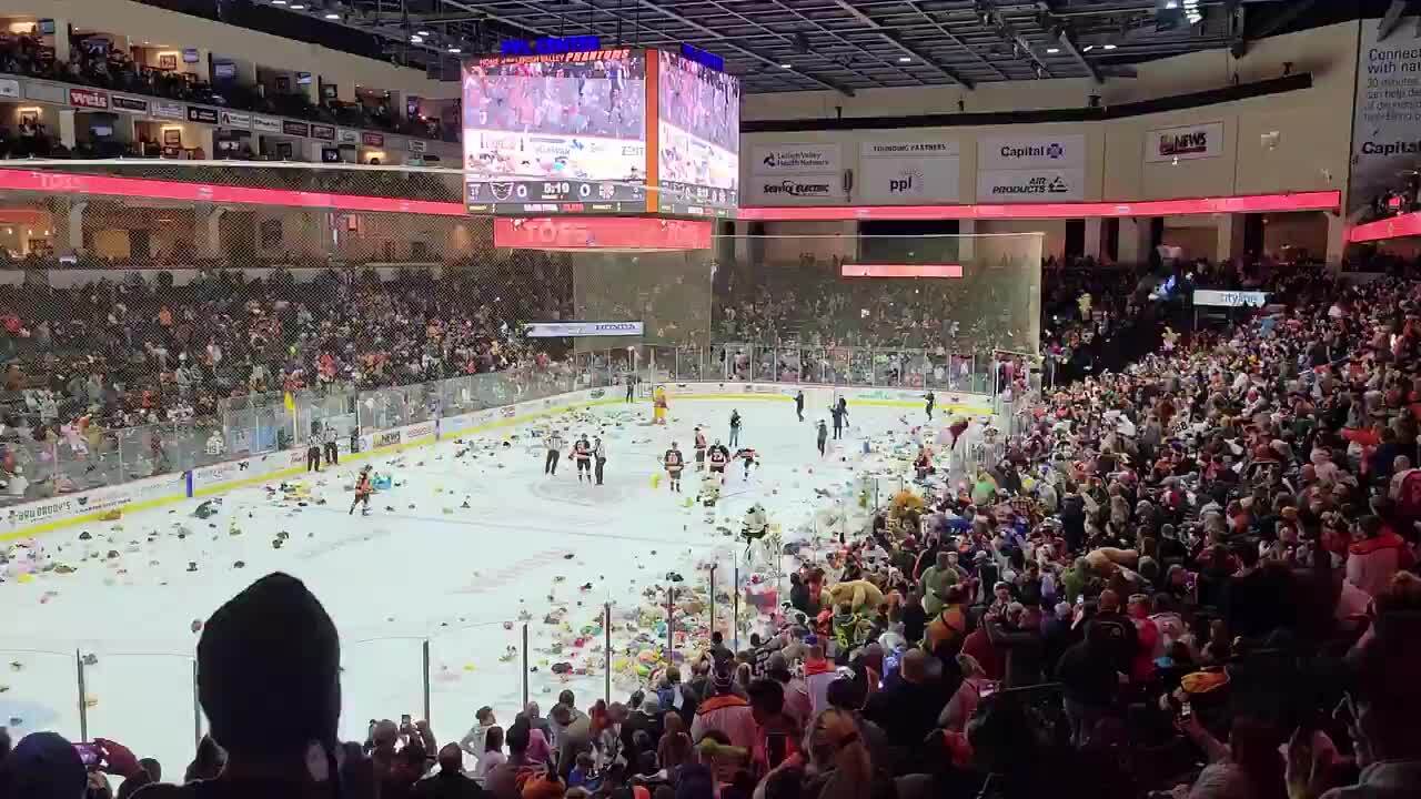 Fans returned to Lehigh Valley Phantoms games at the PPL Center in