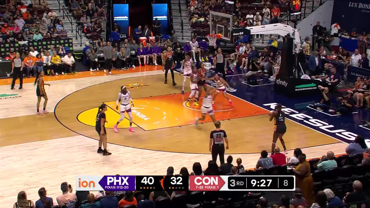 Diamond Miller Top Points vs. Phoenix Mercury