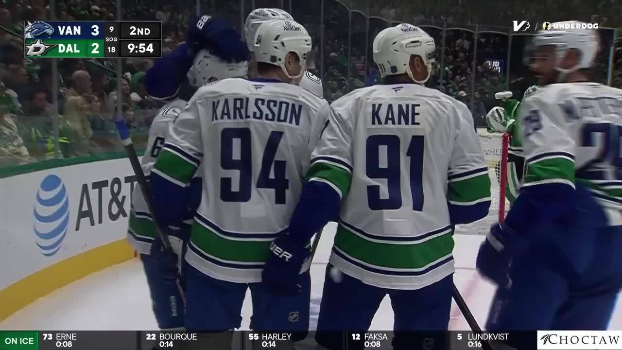 Max Sasson with a Goal vs. Dallas Stars