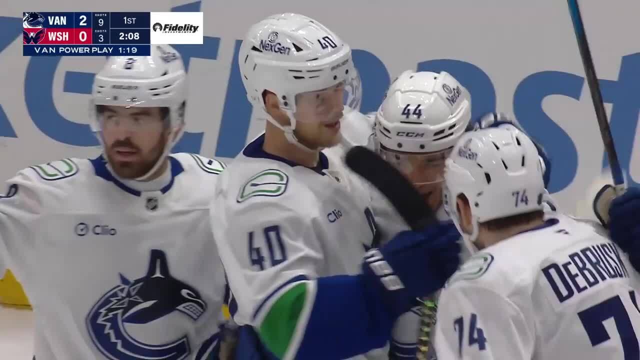 Washington Capitals vs. Vancouver Canucks - Game Highlights