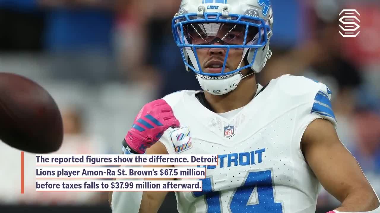 What NFL Stars Keep After Taxes: Mahomes' $504.75M Falls to About $285.81M